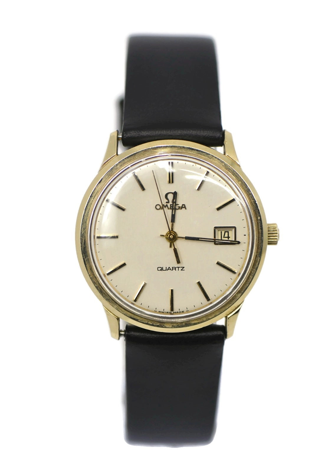 Omega Vintage Two Tone Stainless Steel Watch 196.0119