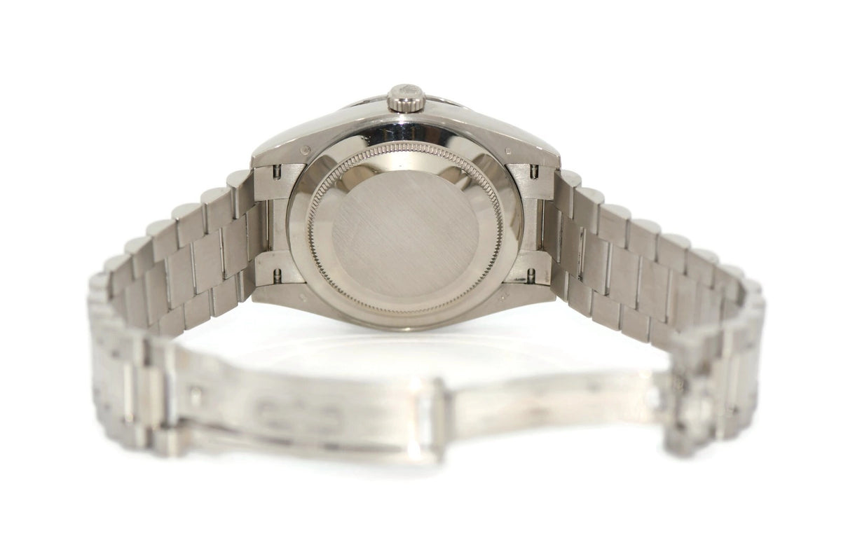 Rolex Day Date Diamond 18K White Gold Watch 228349RBR