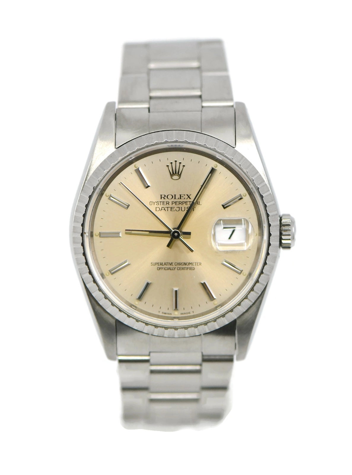 Rolex Datejust IBM Award Stainless Steel Watch 16220