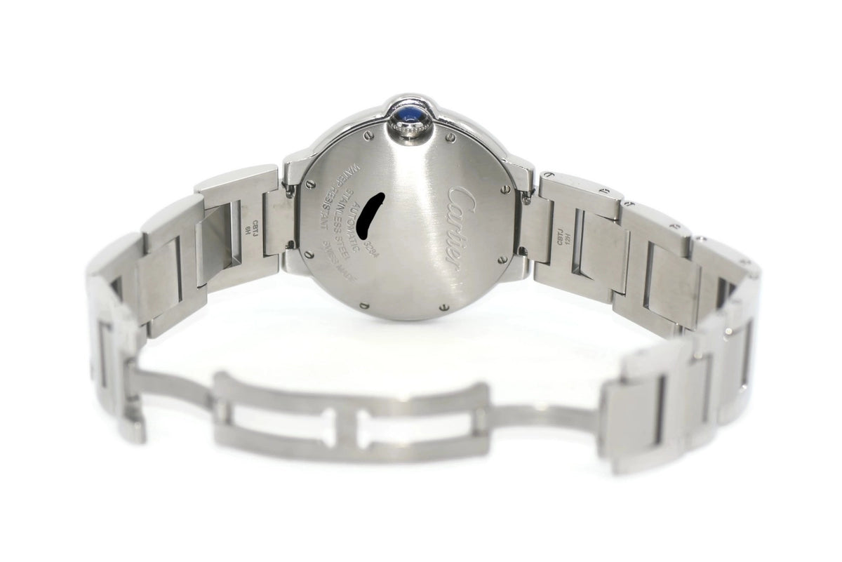 Cartier Ballon Bleu Diamond Stainless Steel Watch WE902075