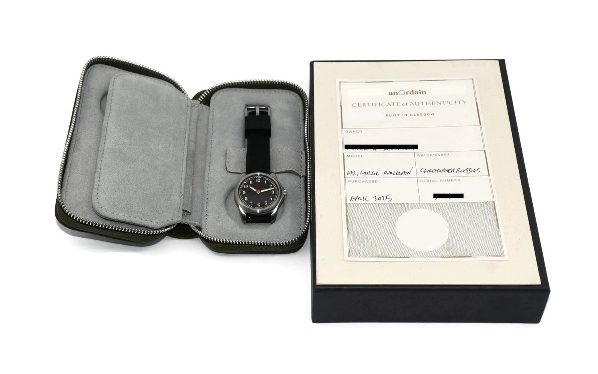 Anordain Model 2 Porcelain Stainless Steel Watch