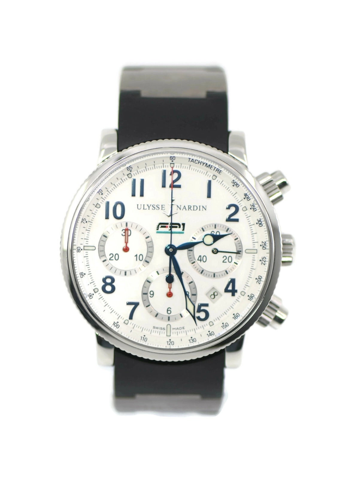Ulysse Nardin Marine Chronograph Stainless Steel Watch 353-88