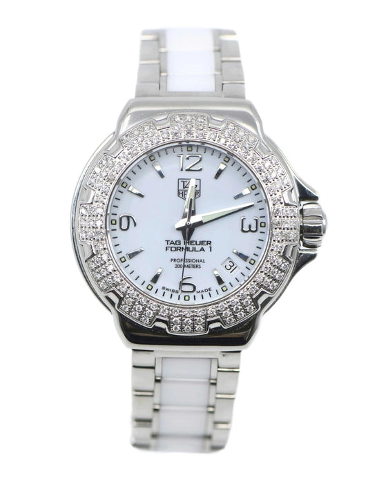 Tag Heuer Formula 1 Diamond Ceramic Stainless Steel Watch WAC1215