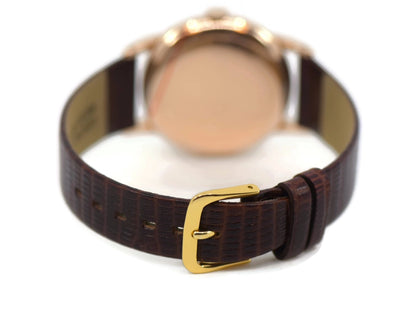 Movado Day Date Calendar 14K Rose Gold Watch