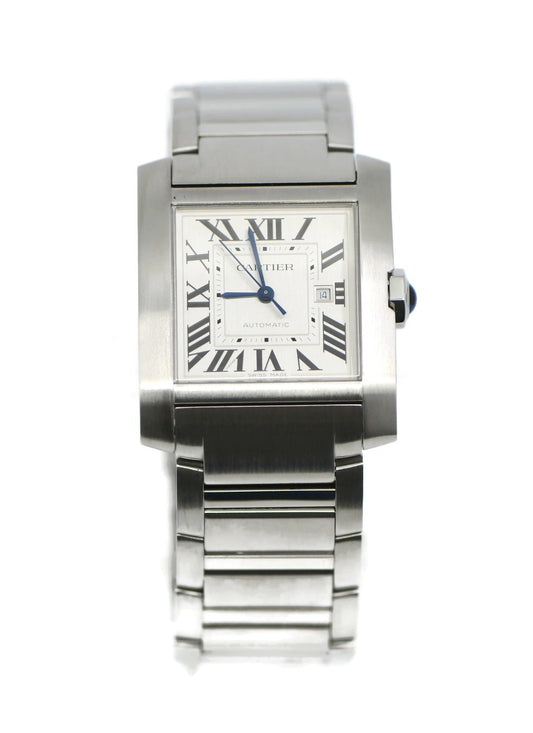 Cartier Tank Francaise LM Stainless Steel Watch WSTA0067