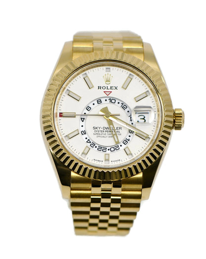 Rolex Sky-Dweller 18K Yellow Gold Watch 336938