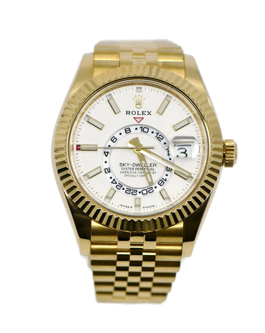 Rolex Sky-Dweller 18K Yellow Gold Watch 336938