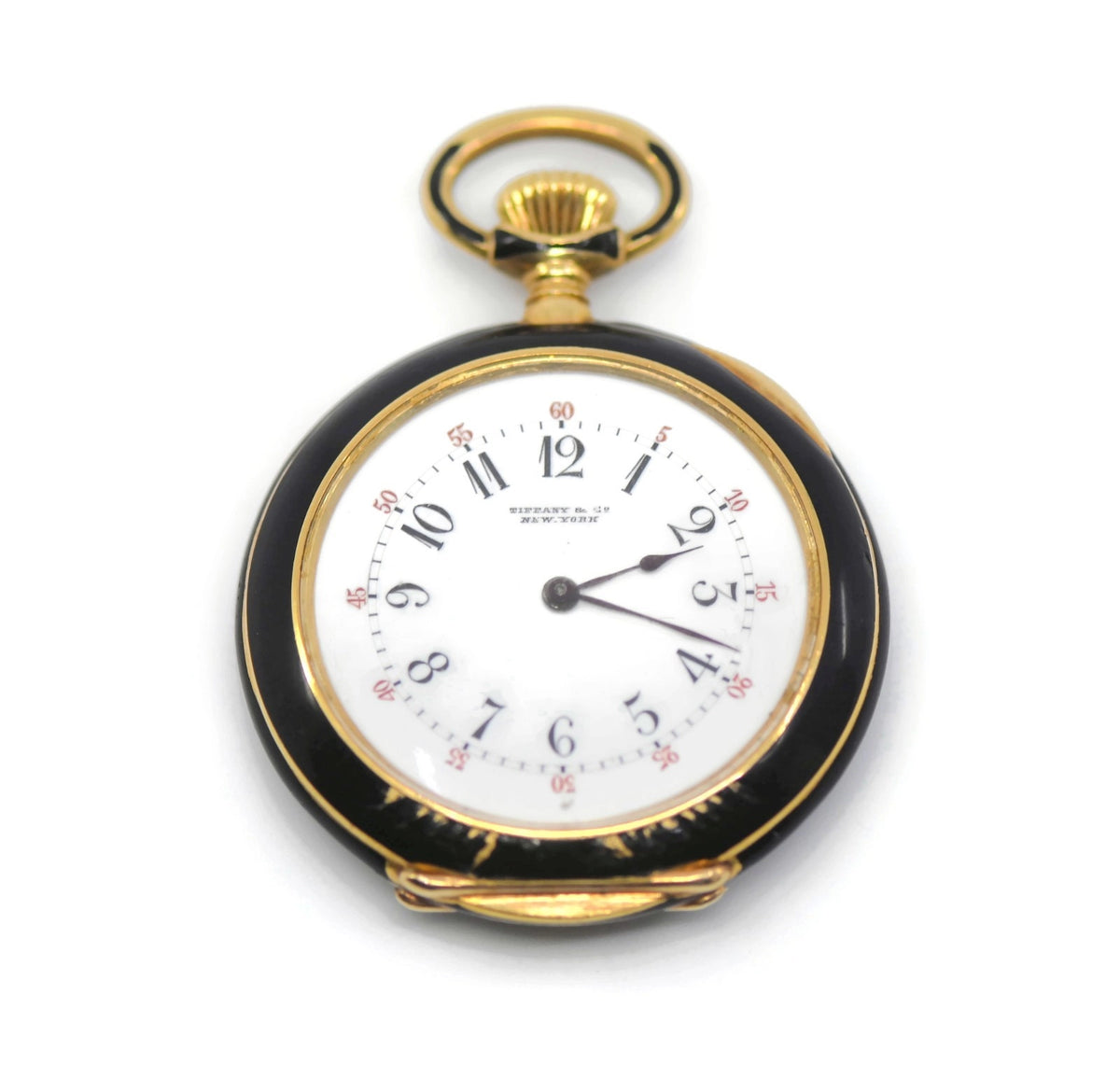 Tiffany & Co Diamond 18K Yellow Gold Pocket Watch