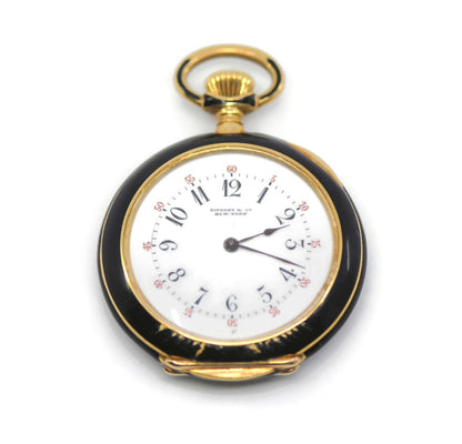 Tiffany & Co Diamond 18K Yellow Gold Pocket Watch