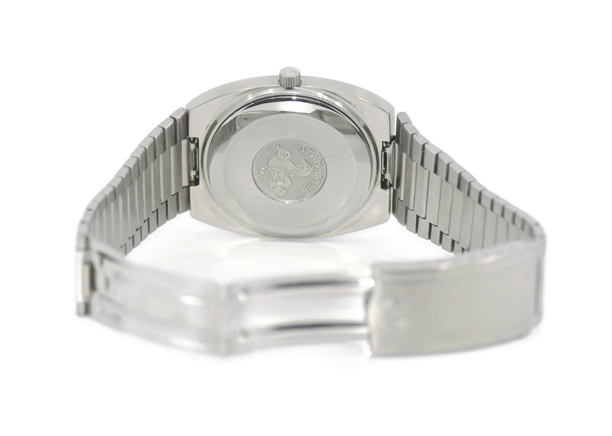 Omega Seamaster Day Date Stainless Steel Watch 166.0213
