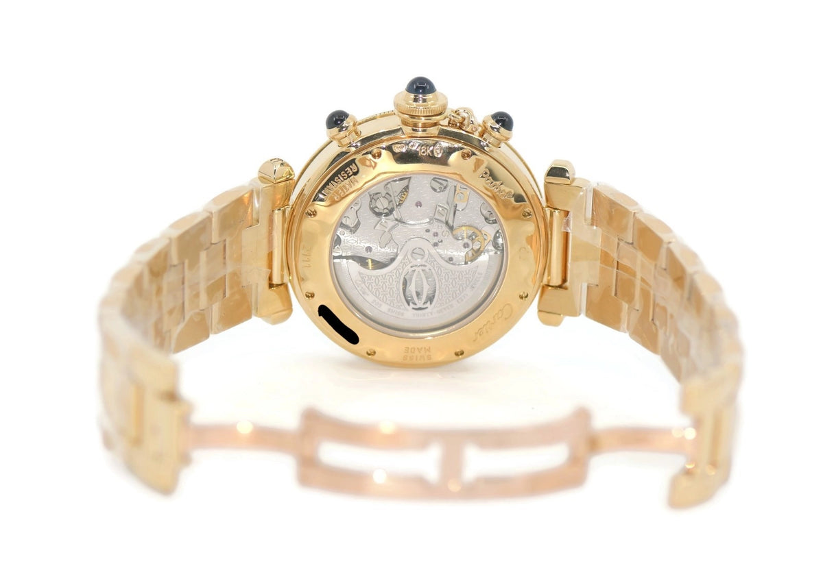Cartier Pasha Chronograph 18K Yellow Gold Watch W3014051