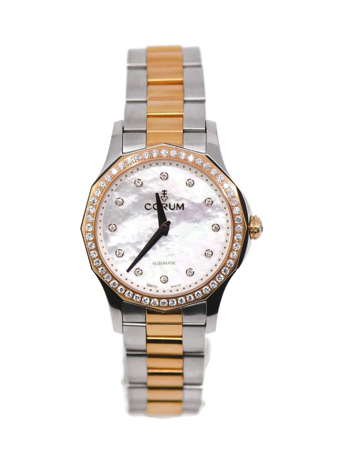 Corum Admirals Cup Legend Diamond 18K/Stainless Steel Watch 400.100.29/V200