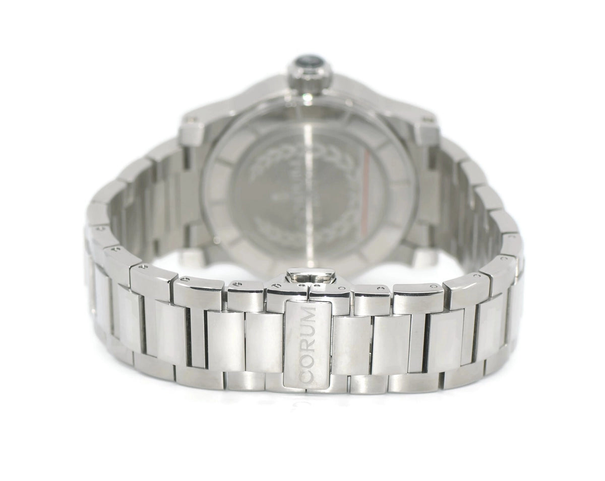 Corum Romulus Power Reserve Stainless Steel Watch 02.0001