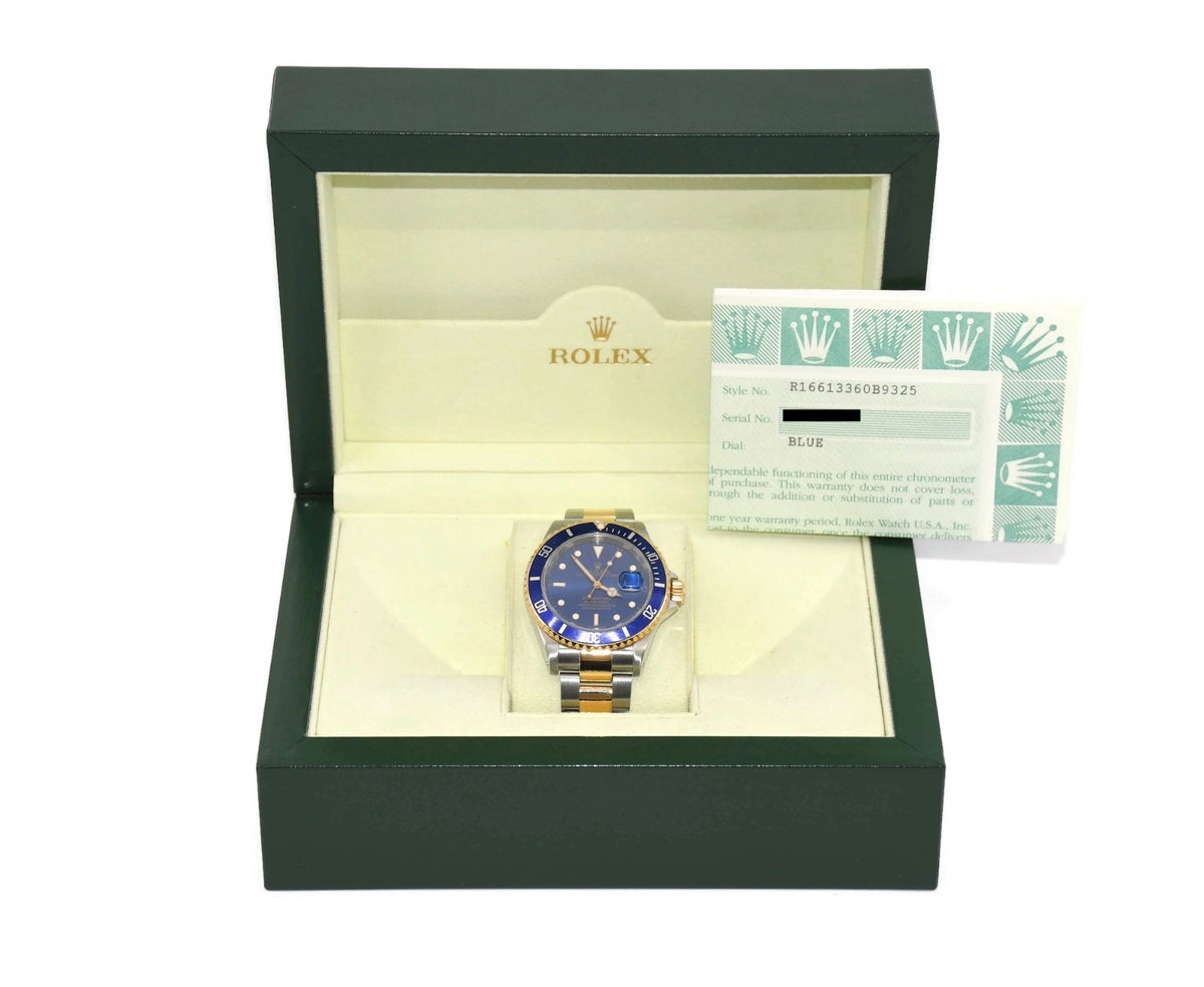 Rolex Submariner 18K/Stainless Steel Watch 16613