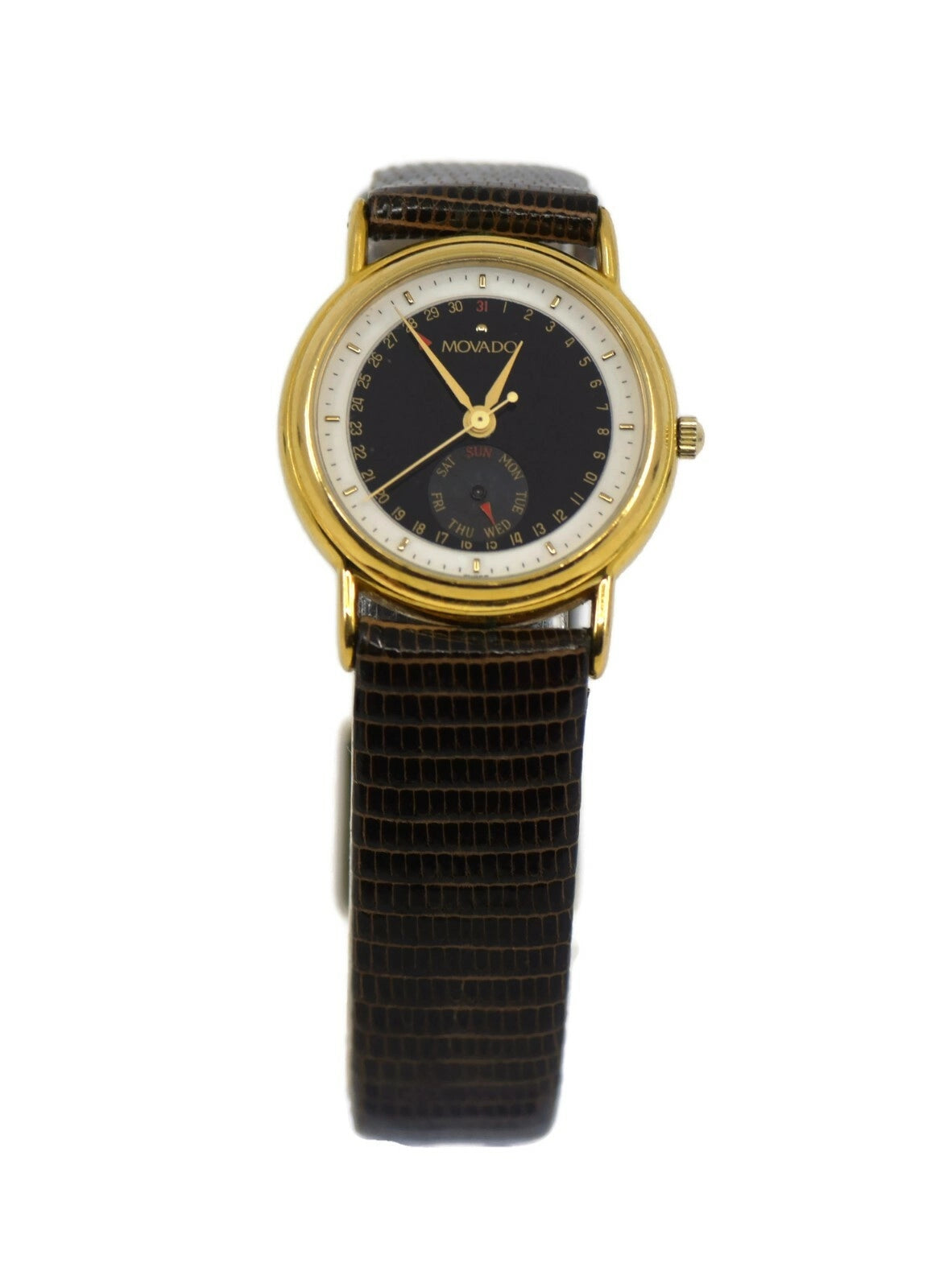 Movado Calendar Two Tone Stainless Steel Watch 87-06-825