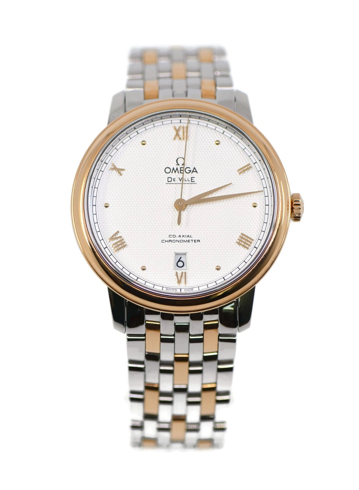 Omega DeVille Presitge 18K/Stainless Steel Watch 424.20.40.20.02.004