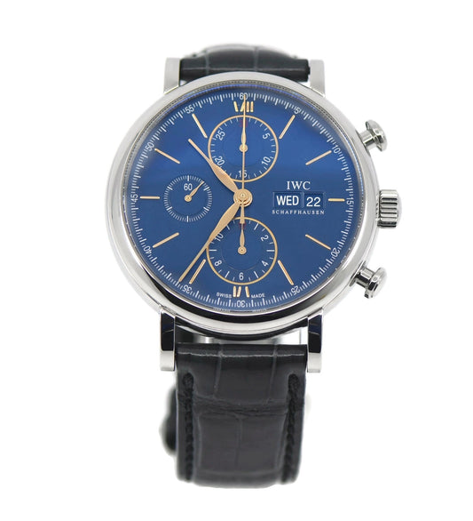 IWC Portofino Chronograph Stainless Steel Watch IW391036