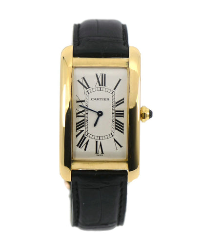 Cartier Tank Americaine Jumbo 18K Yellow Gold Watch W2601256