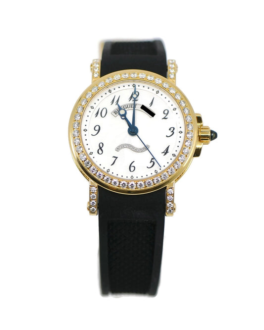 Breguet Marine Diamond 18K Yellow Gold Watch 8818