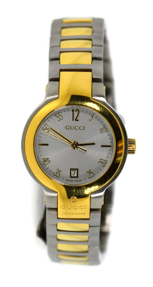 Gucci Two Tone Stainless Steel Watch YA089504