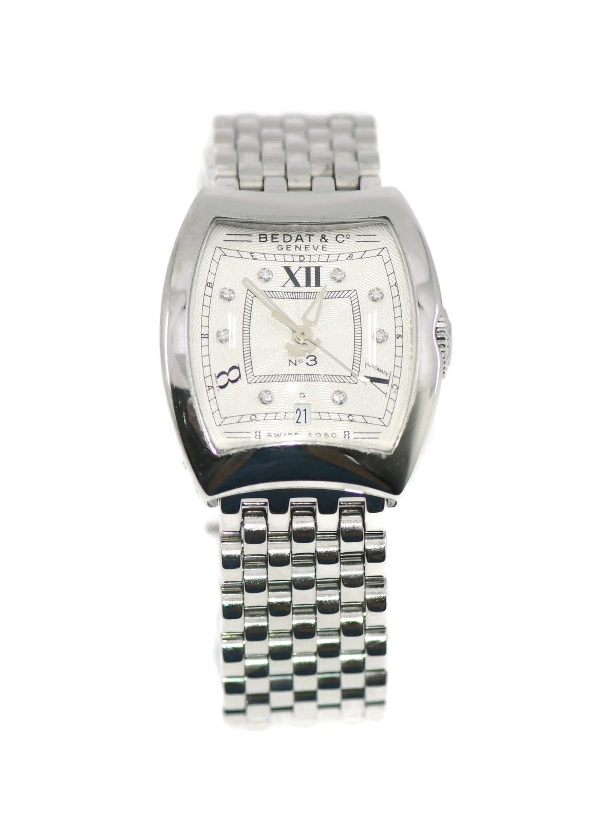 Bedat & Co No 3 Diamond Stainless Steel Watch 314