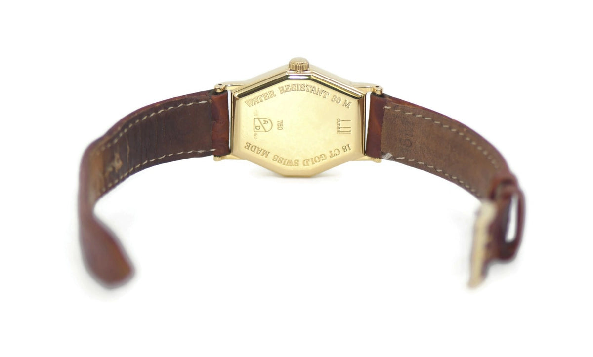 Alfred Dunhill Octagon 18K Yellow Gold Watch