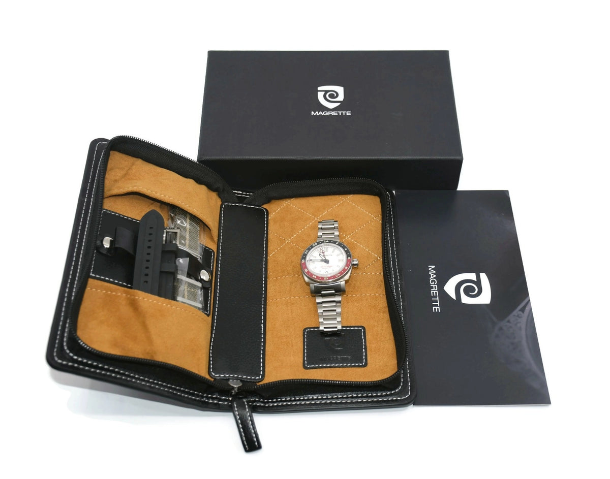 Magrette Waterman GMT Titanium Watch