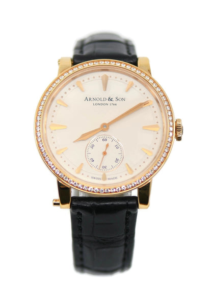 Arnold & Son HMS1 Diamond 18K Rose Gold Watch 1LCMP.W01A.C111A
