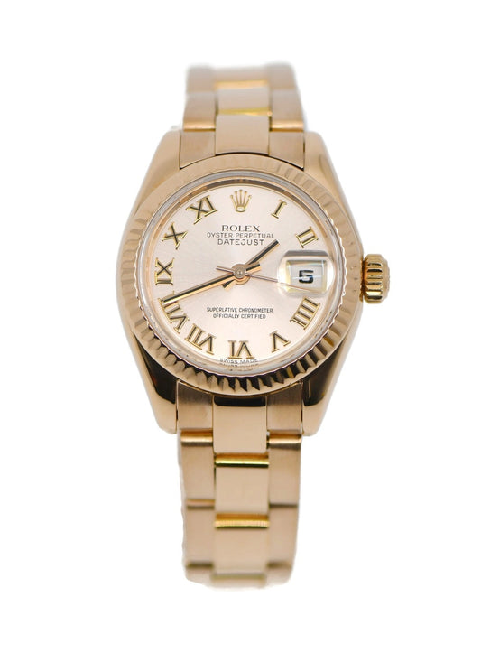 Rolex Datejust 18K Rose Gold Watch 179175