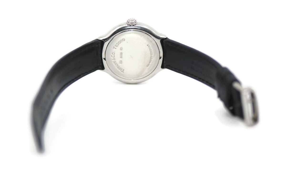 Tiffany & Co Tesoro Diamond 18K White Gold Watch M0130