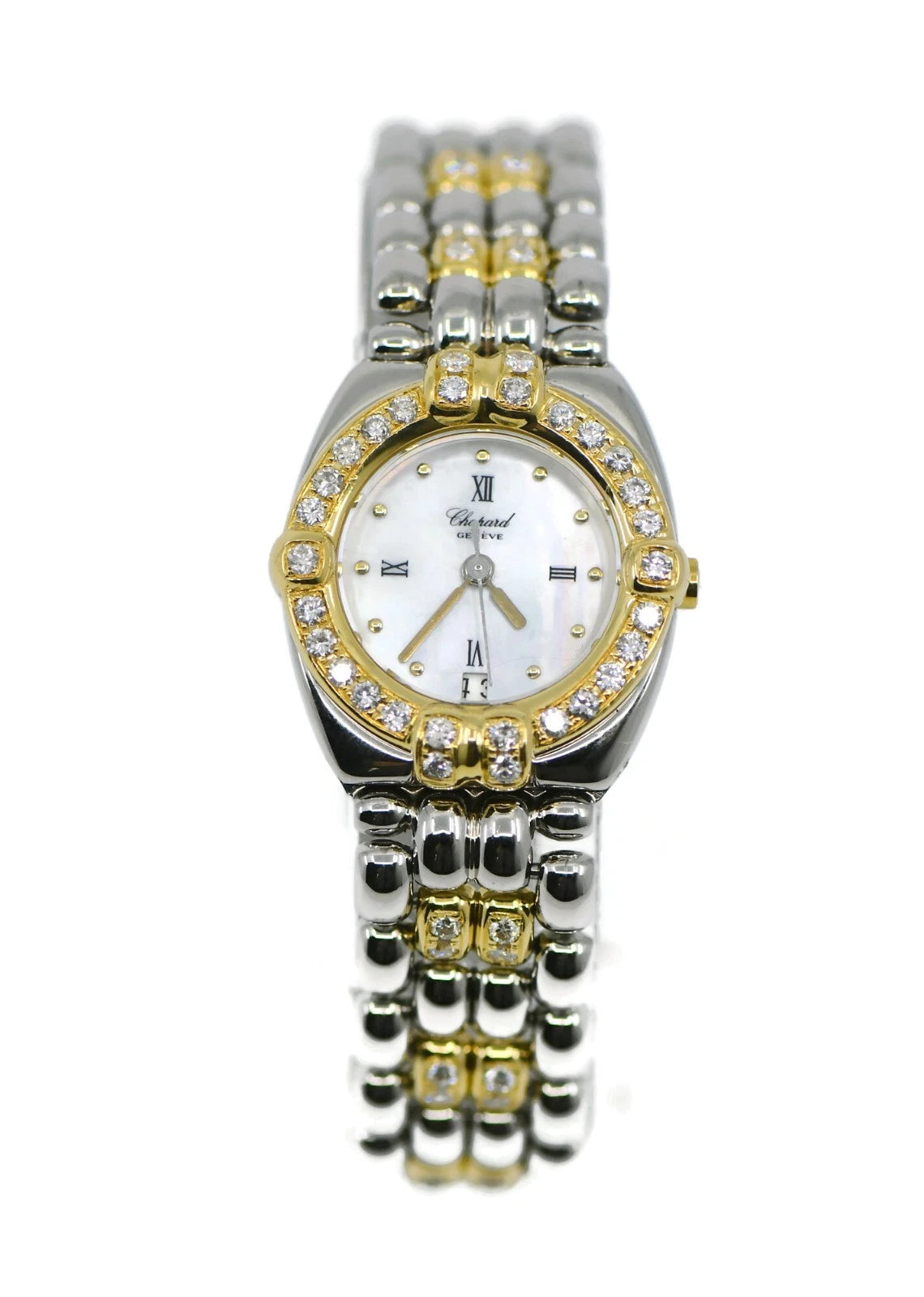 Chopard Gstaad Diamond 18K/Stainless Steel Watch 32/8116