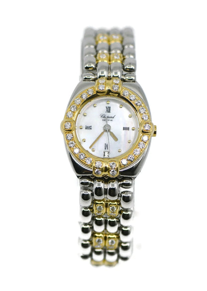 Chopard Gstaad Diamond 18K/Stainless Steel Watch 32/8116
