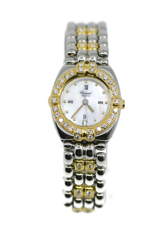 Chopard Gstaad Diamond 18K/Stainless Steel Watch 32/8116