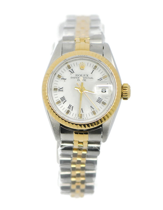 Rolex Oyster Perpetual Date 18K/Stainless Steel Watch 69173