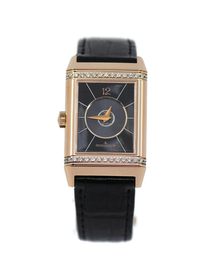 Jaeger LeCoultre Reverso Duetto Diamond 18K Rose Gold Watch Q2572420