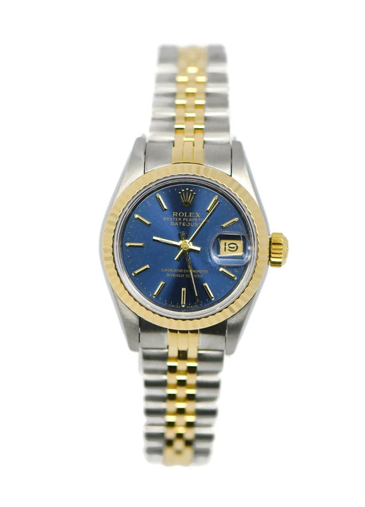 Rolex Oyster Perpetual Date 18K/Stainless Steel Watch 69173