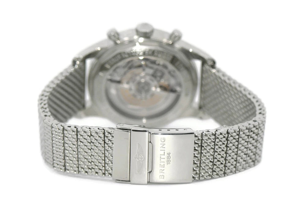 Breitling Transocean Chronograph Stainless Steel Watch AB0152