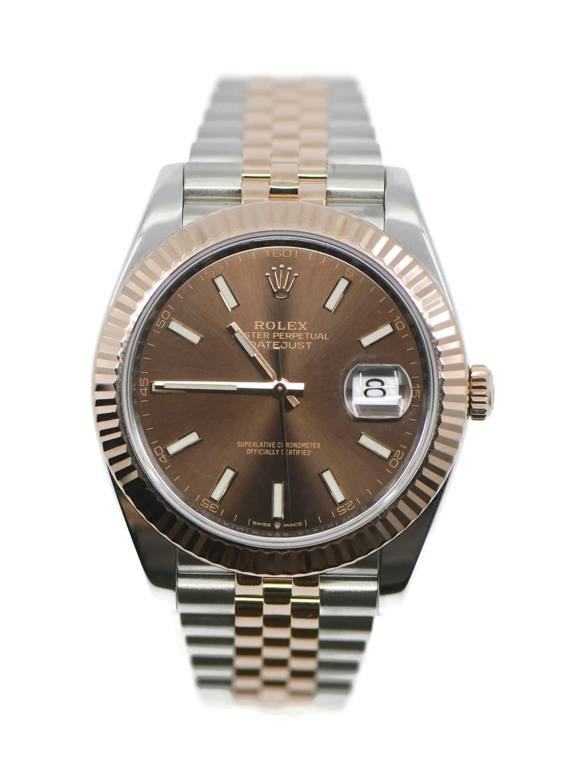 Rolex Datejust 41 Chocolate 18K/Stainless Steel Watch 126331