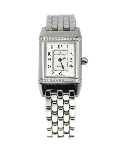 Jaeger LeCoultre Florale Reverso Diamond Stainless Steel Watch Q2658120