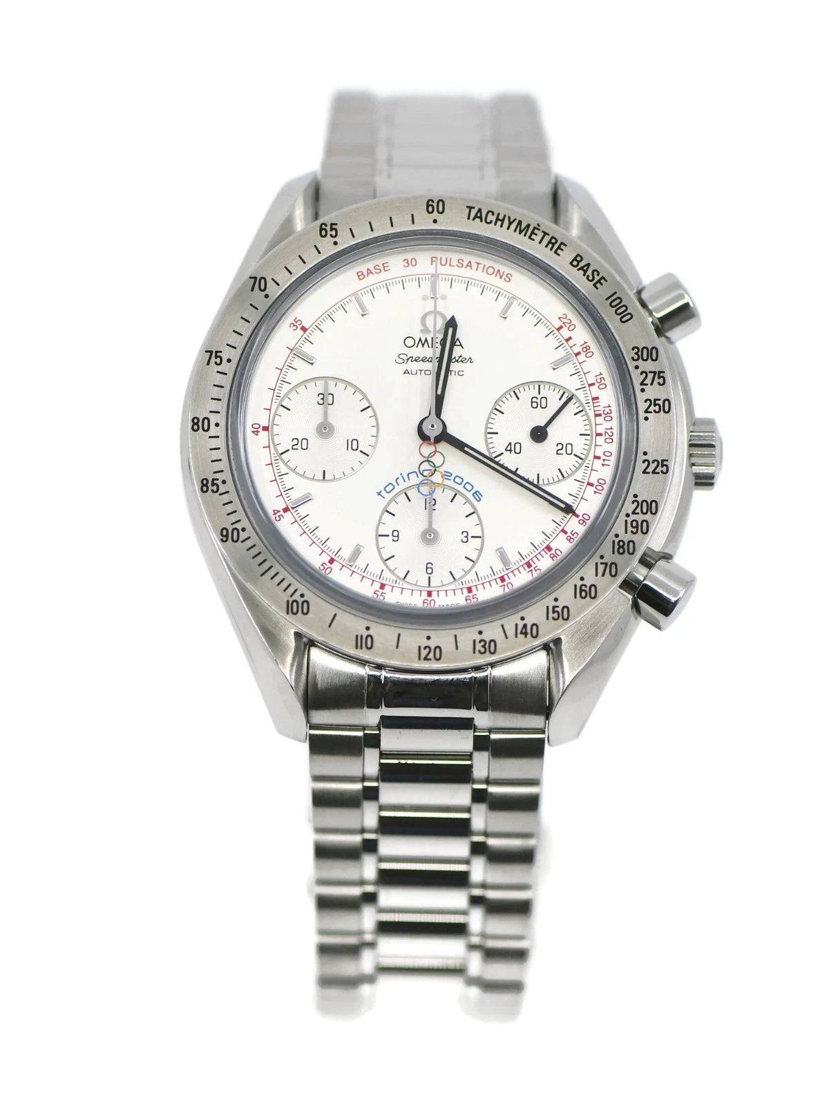 Omega Speedmaster Olympic Torino 2006 Stainless Steel Watch 3538.30