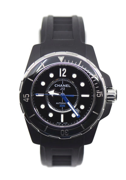 Chanel J12 Marine Black Ceramic Watch H2558