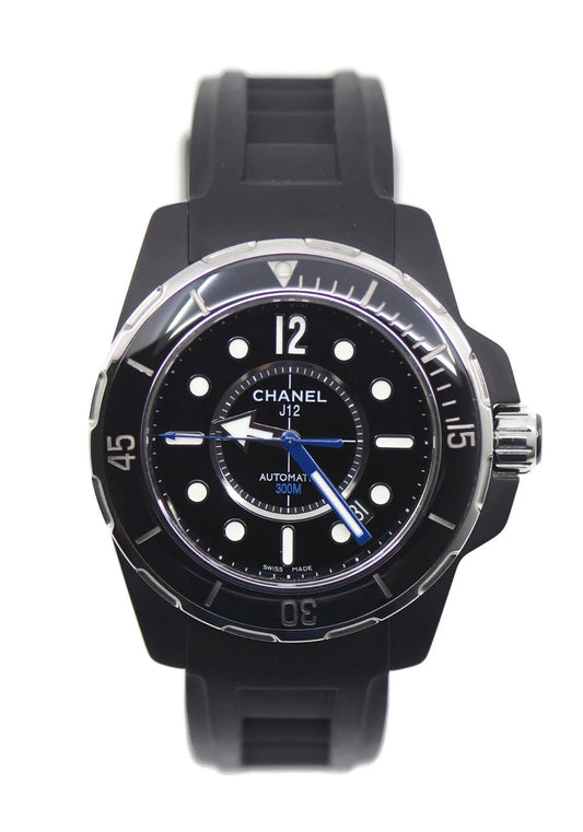Chanel J12 Marine Black Ceramic Watch H2558