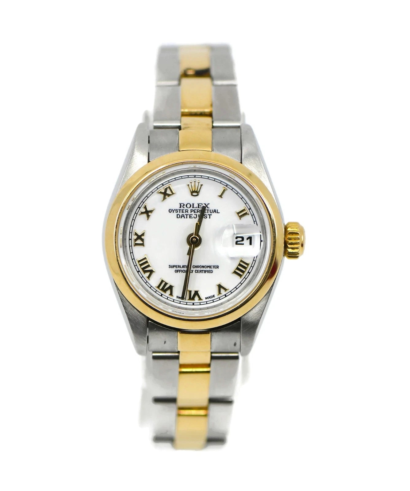 Rolex Datejust 18K/Stainless Steel Watch 79163