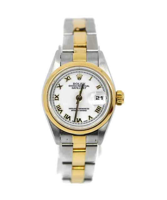 Rolex Datejust 18K/Stainless Steel Watch 79163