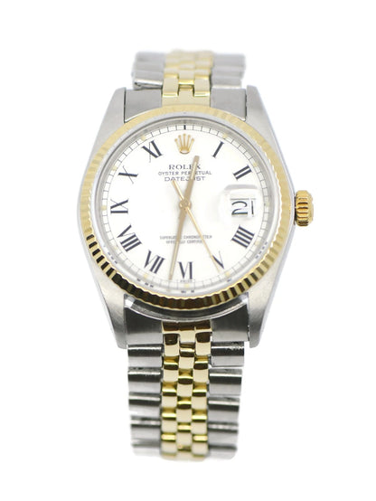 Rolex Datejust Buckley 18K/Stainless Steel Watch 16013