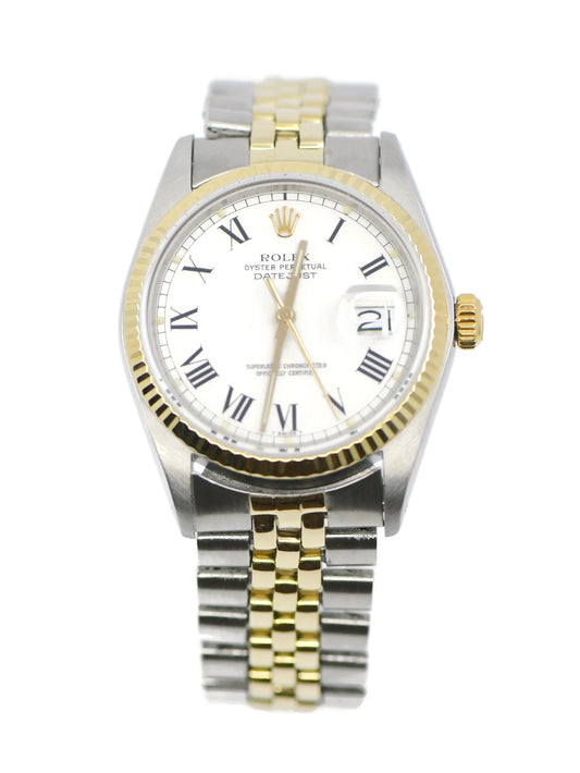 Rolex Datejust Buckley 18K/Stainless Steel Watch 16013