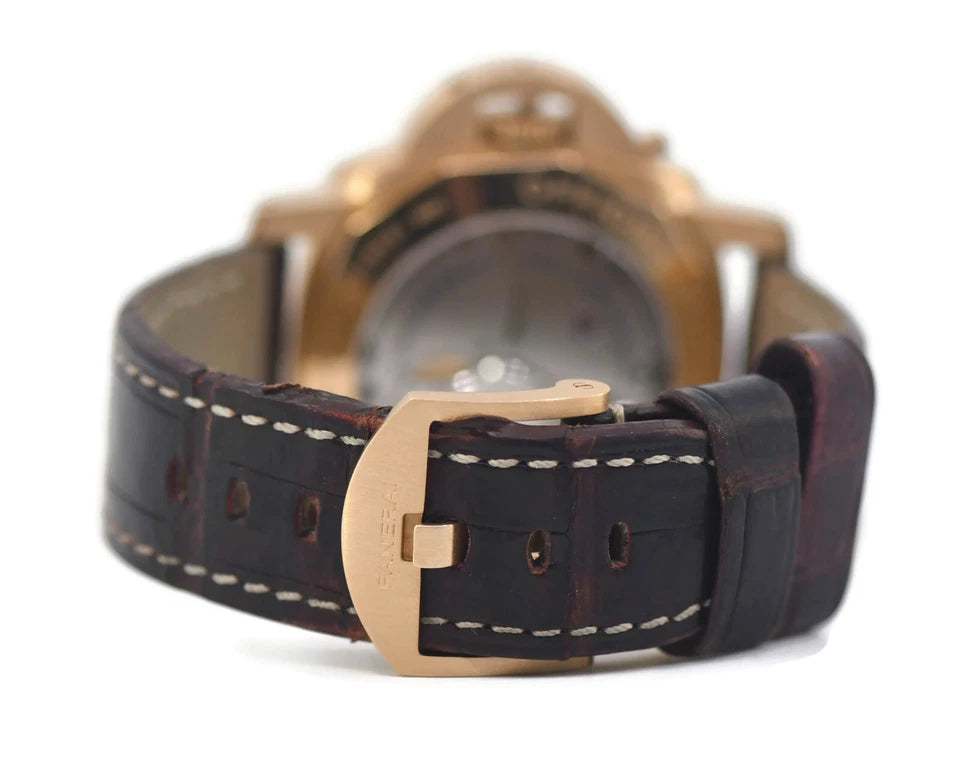 Panerai Luminor GMT 18K Rose Gold Watch PAM00289