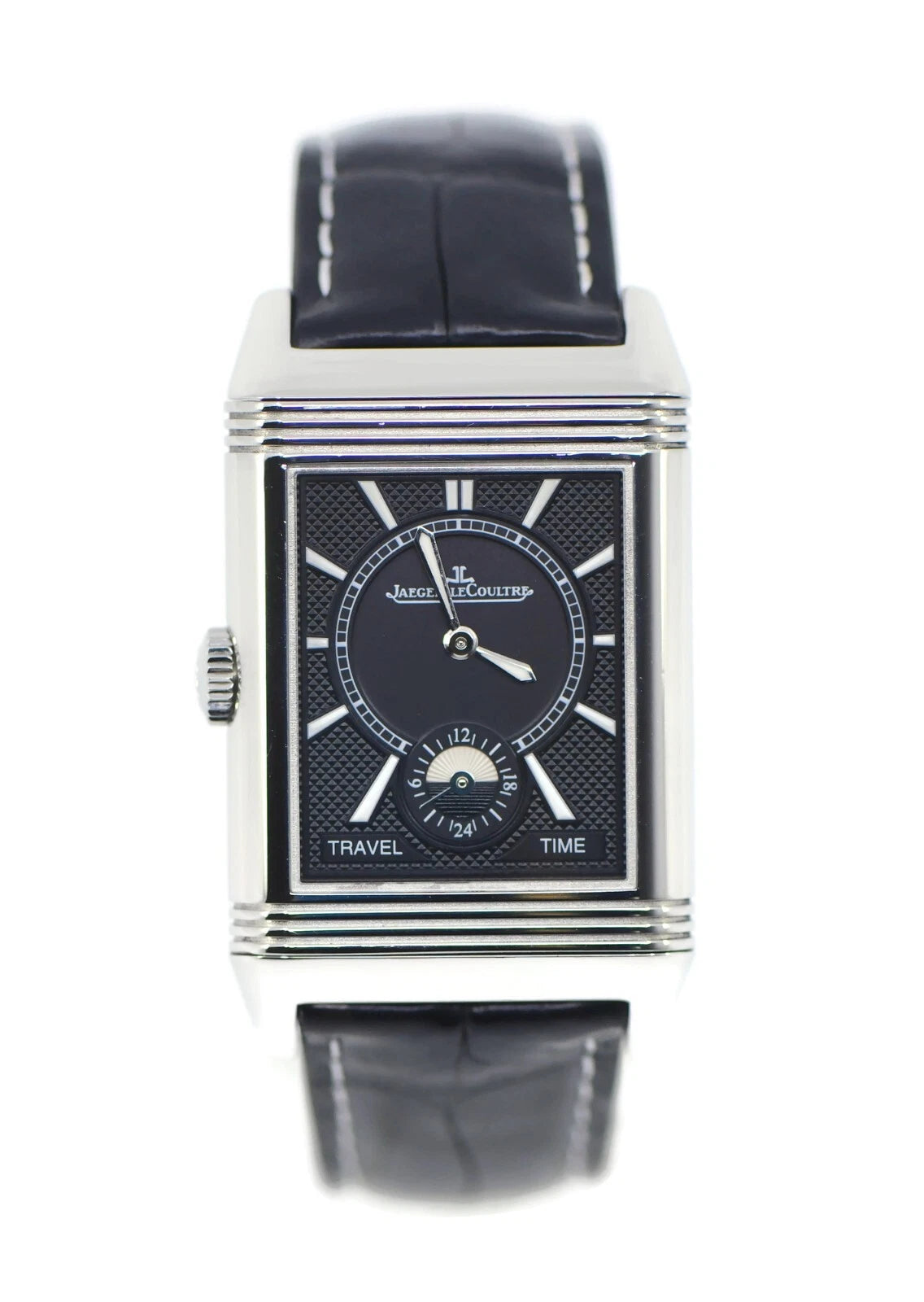 Jaeger LeCoultre Reverso Duoface Stainless Steel Watch Q3848420