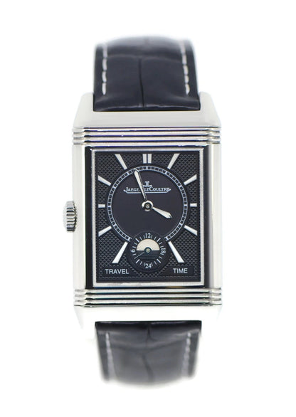 Jaeger LeCoultre Reverso Duoface Stainless Steel Watch Q3848420