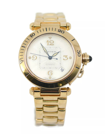 Cartier Pasha 18K Yellow Gold Watch 2392